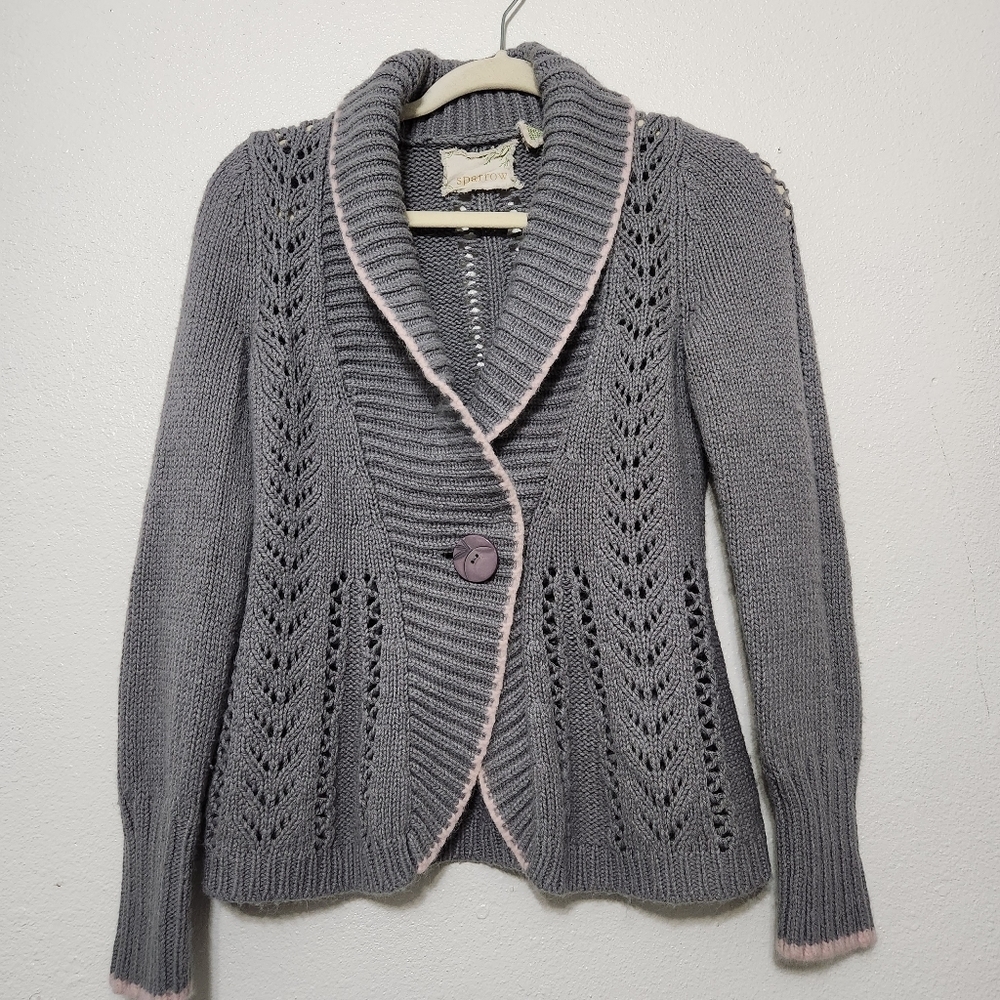 Anthropologie Sparrow Alpaca Blend Cardigan